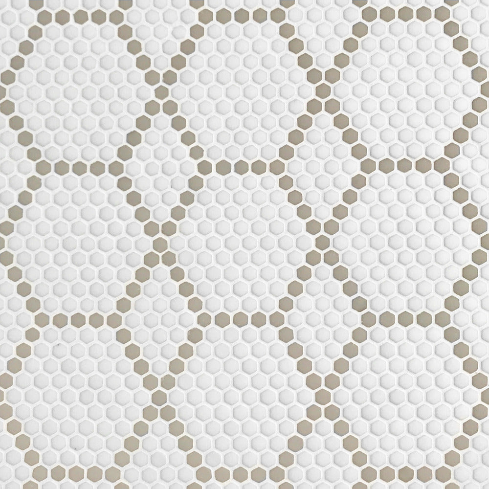 Tulle Country 11-7/16x11-13/16 Glass Tile