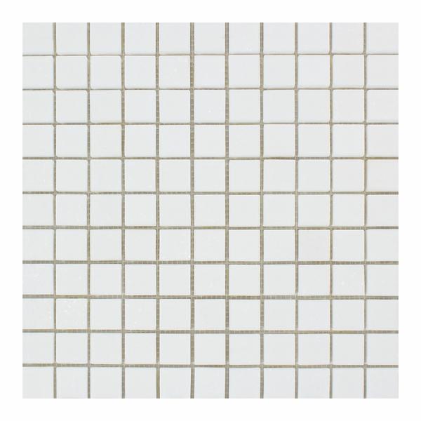 Thassos White 1x1 Marble Mosaic Polished/Honed
