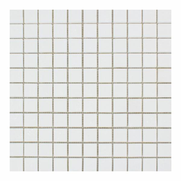 Thassos White 1x1 Polished/Honed Marble Mosaic Tile