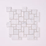 Load image into Gallery viewer, Carrara White Opus Marble Mosaic
