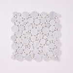 Load image into Gallery viewer, Carrara White Bubble Marble Mosaic
