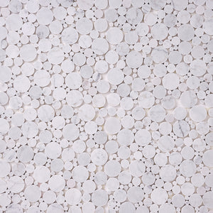 Carrara White Bubble Marble Mosaic