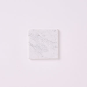 Carrara White Marble 4x4 Tumbled Tile