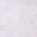 Load image into Gallery viewer, Carrara White Marble 4x4 Tumbled Tile
