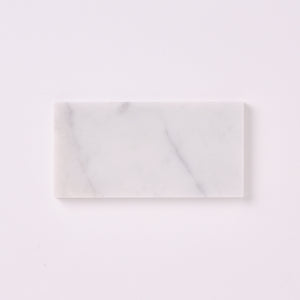 Carrara White Marble 3x6 Subway Tile Polished/Honed