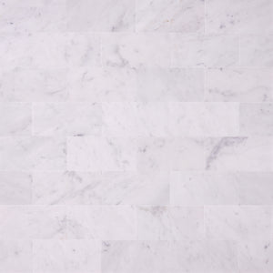 Carrara White Marble 3x6 Subway Tile Polished/Honed