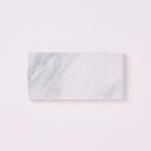 Carrara White Marble 3x6 Tumbled Tile