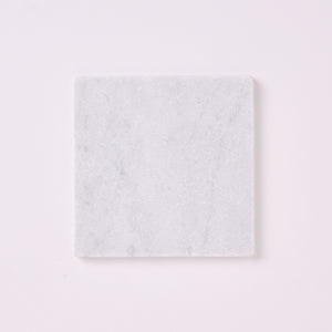 Carrara White Marble 6x6 Tumbled Tile