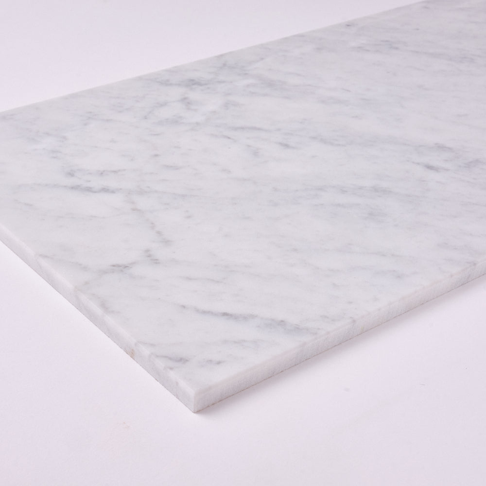 Carrara White Marble 12x24 Field Tile Polished/Honed