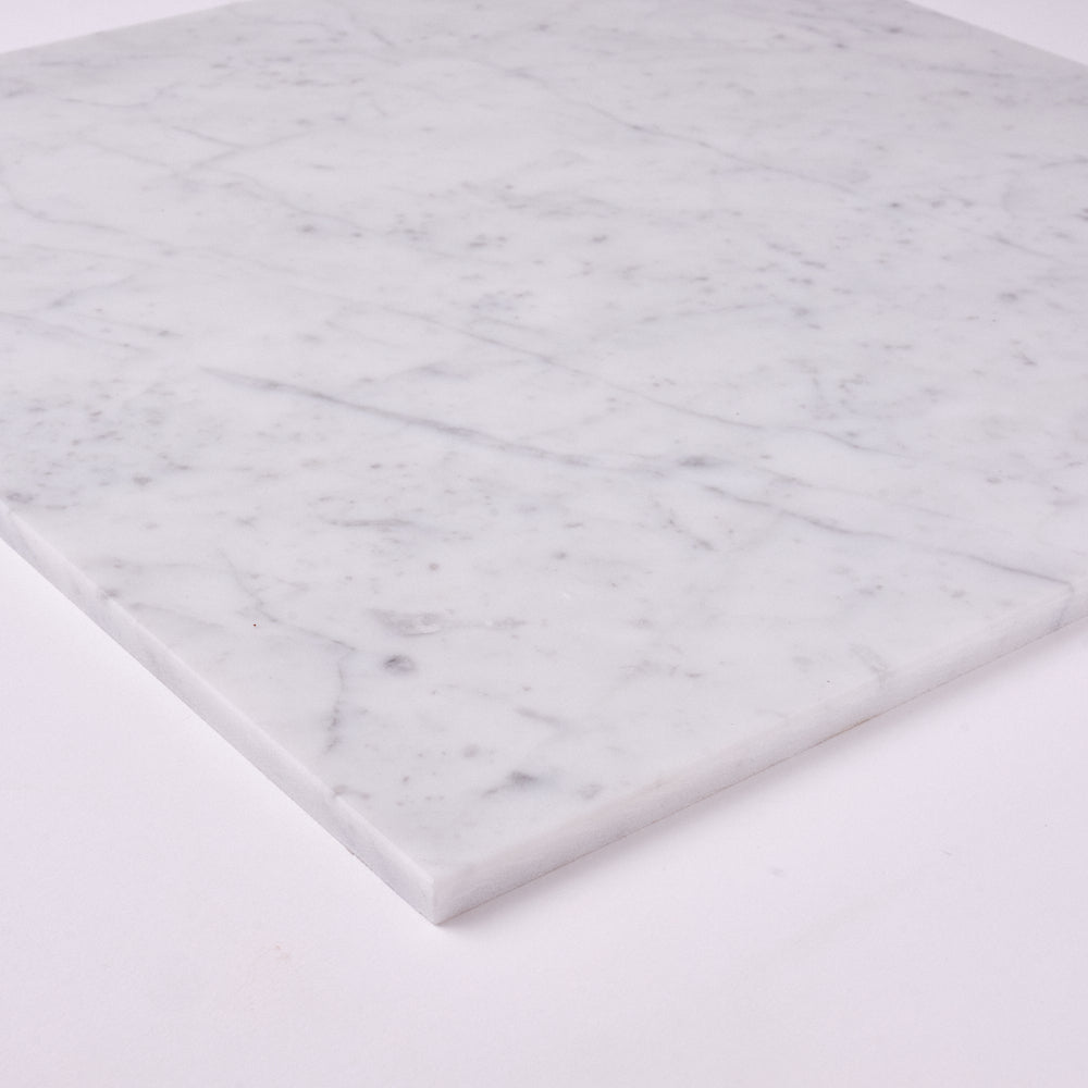 Carrara White 18x18 Marble Field Tile Polished/Honed