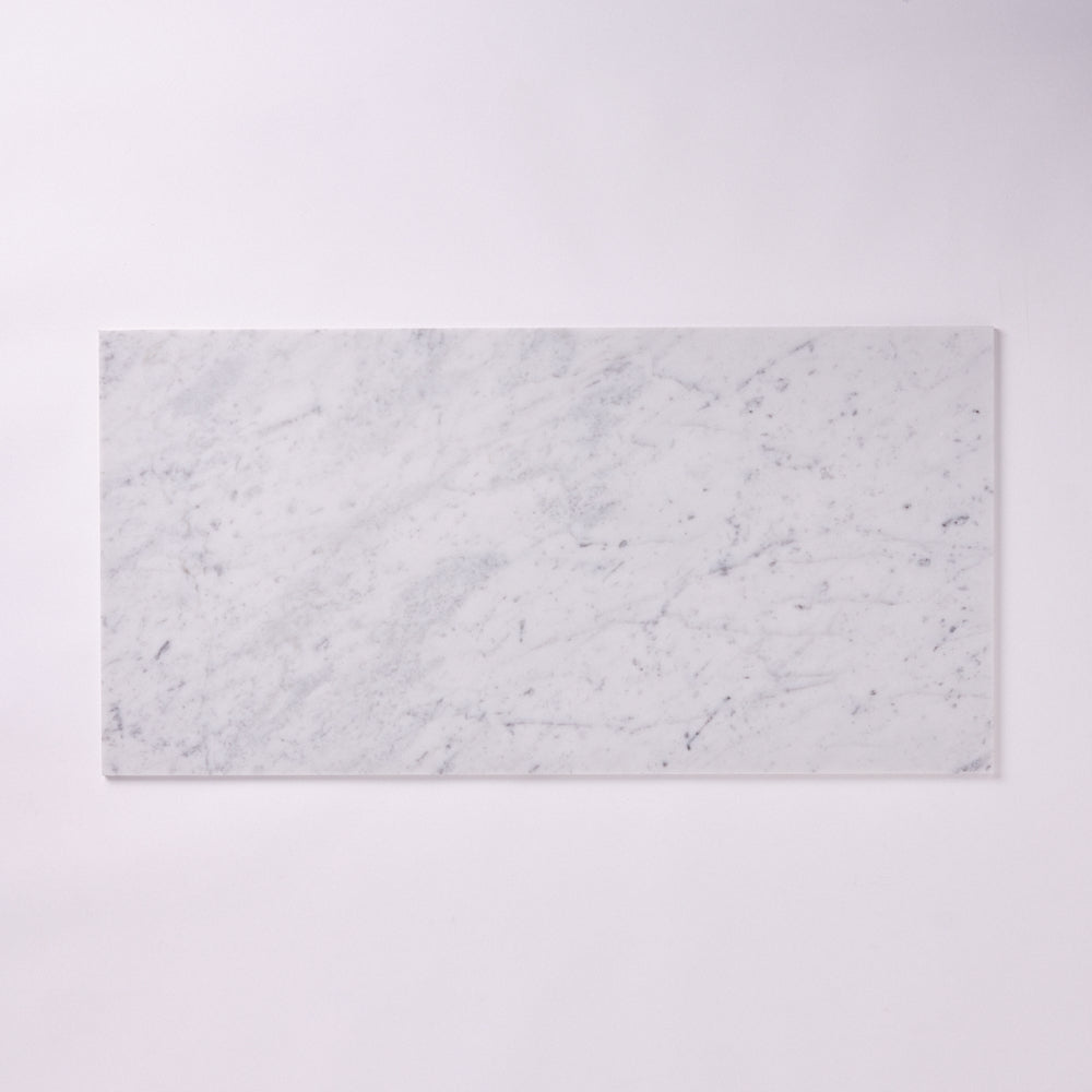 Carrara White 18×36 Polished/Honed Marble Tile