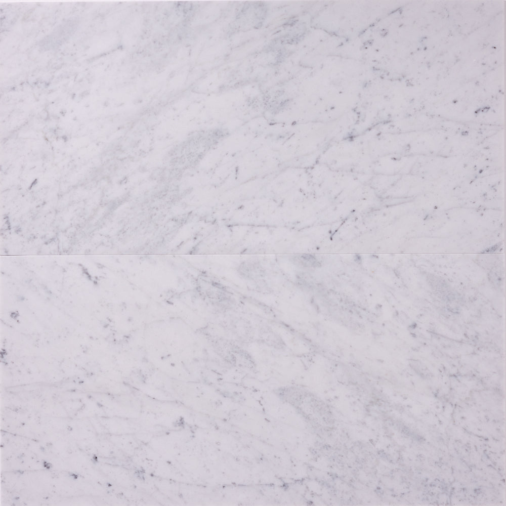 Carrara White 18x36 Marble Tile