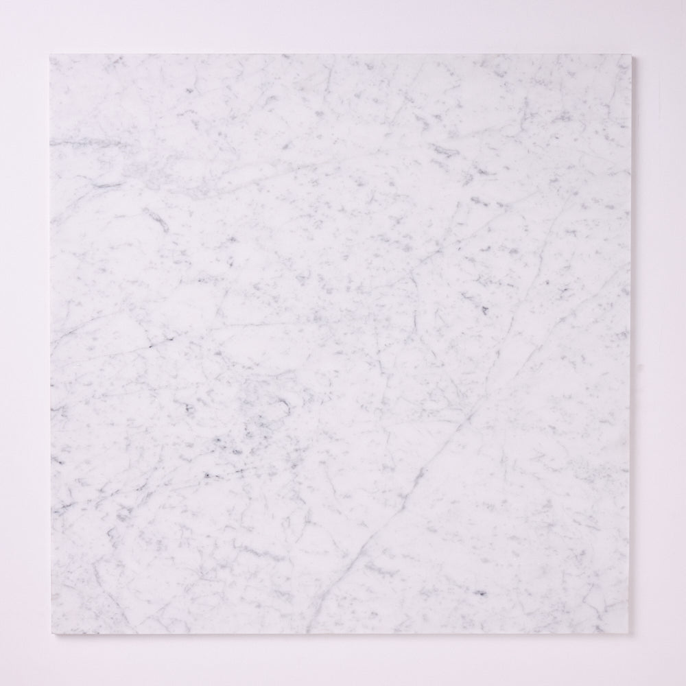 Carrara White 24×24 Polished/Honed Marble Tile