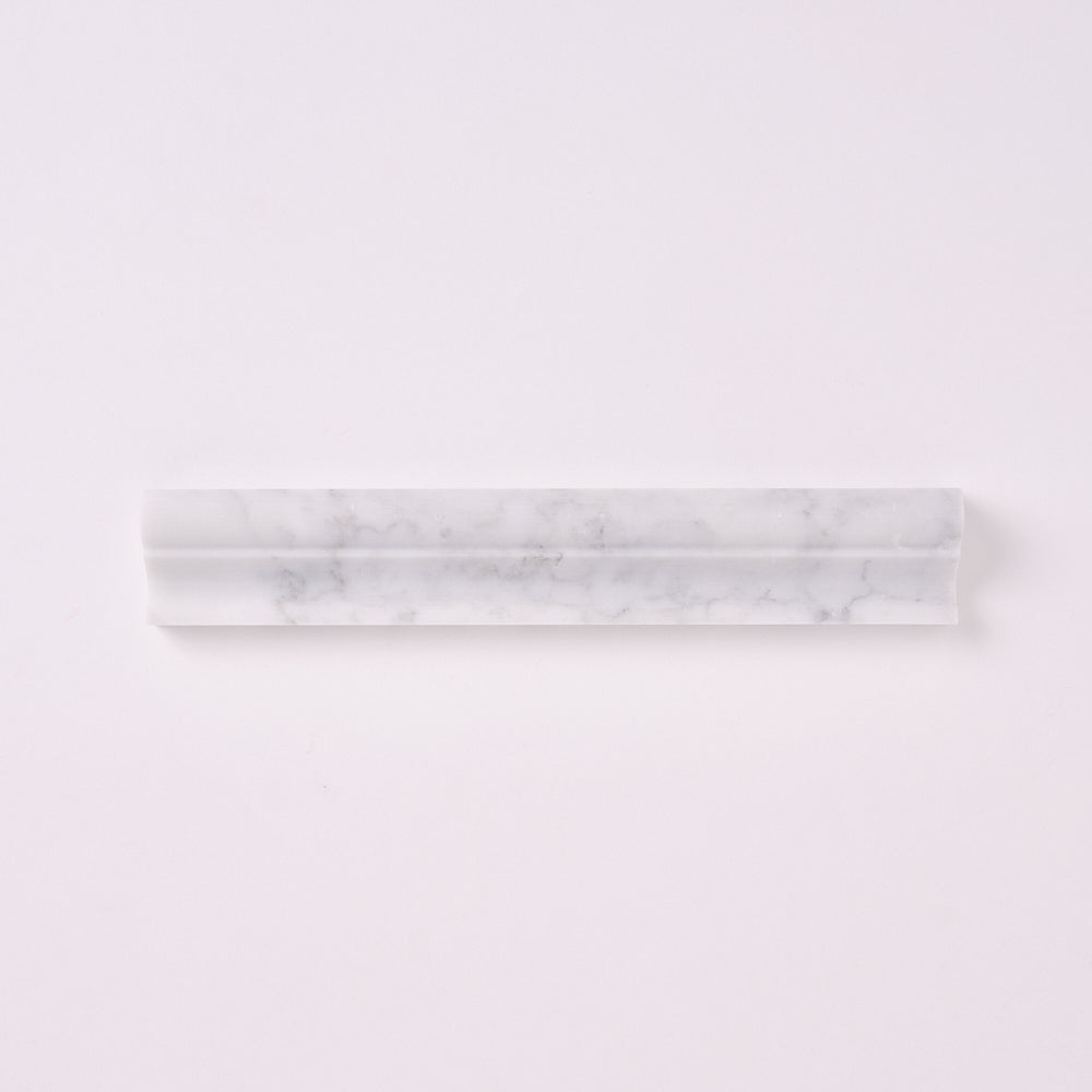 Carrara White 2x12 Crown Molding Marble Polished/Honed