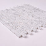 Load image into Gallery viewer, Carrara  White Marble  Baby Brick Mosaic Polished/Honed
