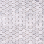 Load image into Gallery viewer, Carrara White Hexagon 2&quot; Marble Polished/Honed
