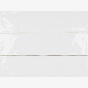 Thebes White Ice 3x12 Ceramic Tile Glossy