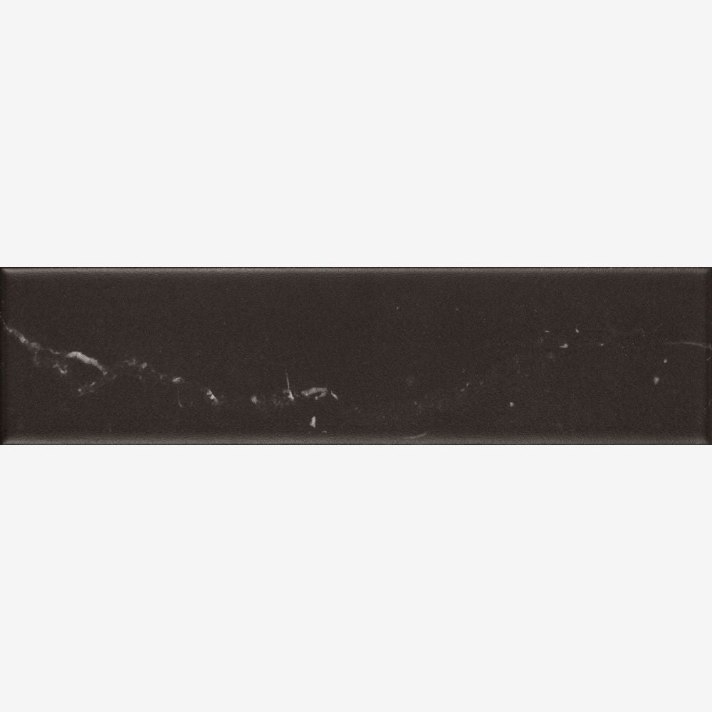 Seda Nero 2x8 Bright Ceramic Tile
