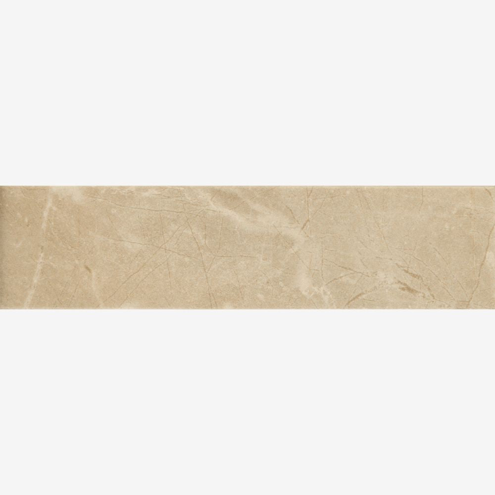 Seda Crema 2x8 Bright Ceramic Tile