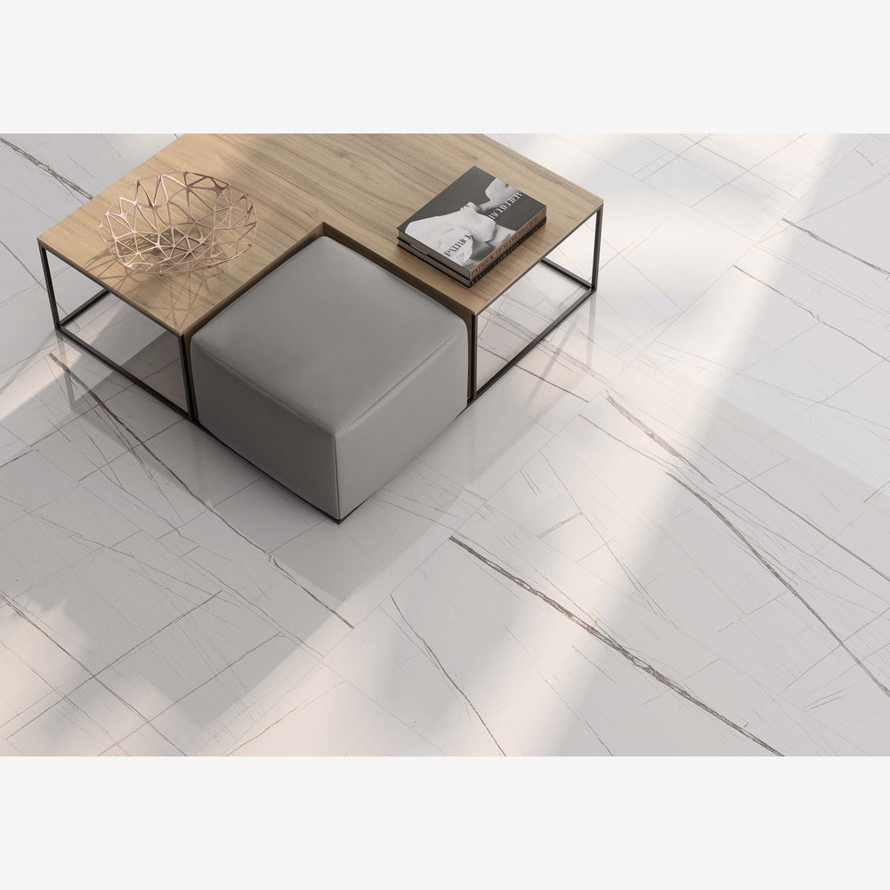 Lustre Blanc 12x24 R Porcelain Tile Polished/Matte