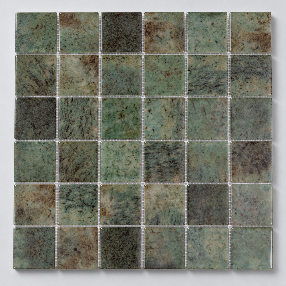 Aquatic Penta Bali Stone Glass 12.25x12.25 Mosaic Tile — product