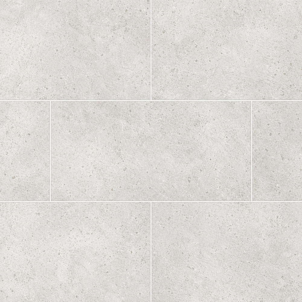 Ashtone Blanco 12x24 R Porcelain Tile — straight-on large-scale close-up