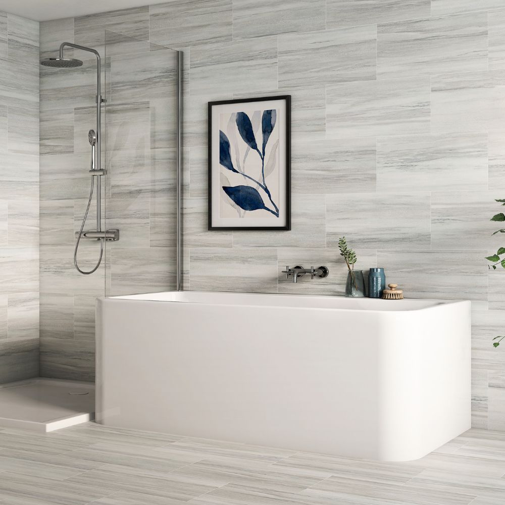 Vella Gray 24x48 Porcelain Tile