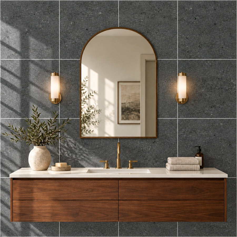 Astral Antracita 24x24 R Porcelain Tile Polished