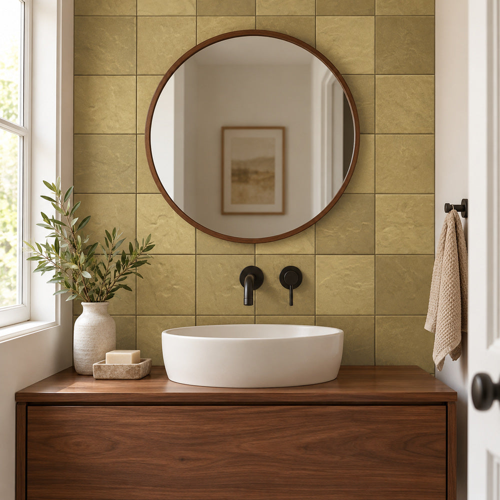 Aurea Stone 6x6 Matte Porcelain Tile — room