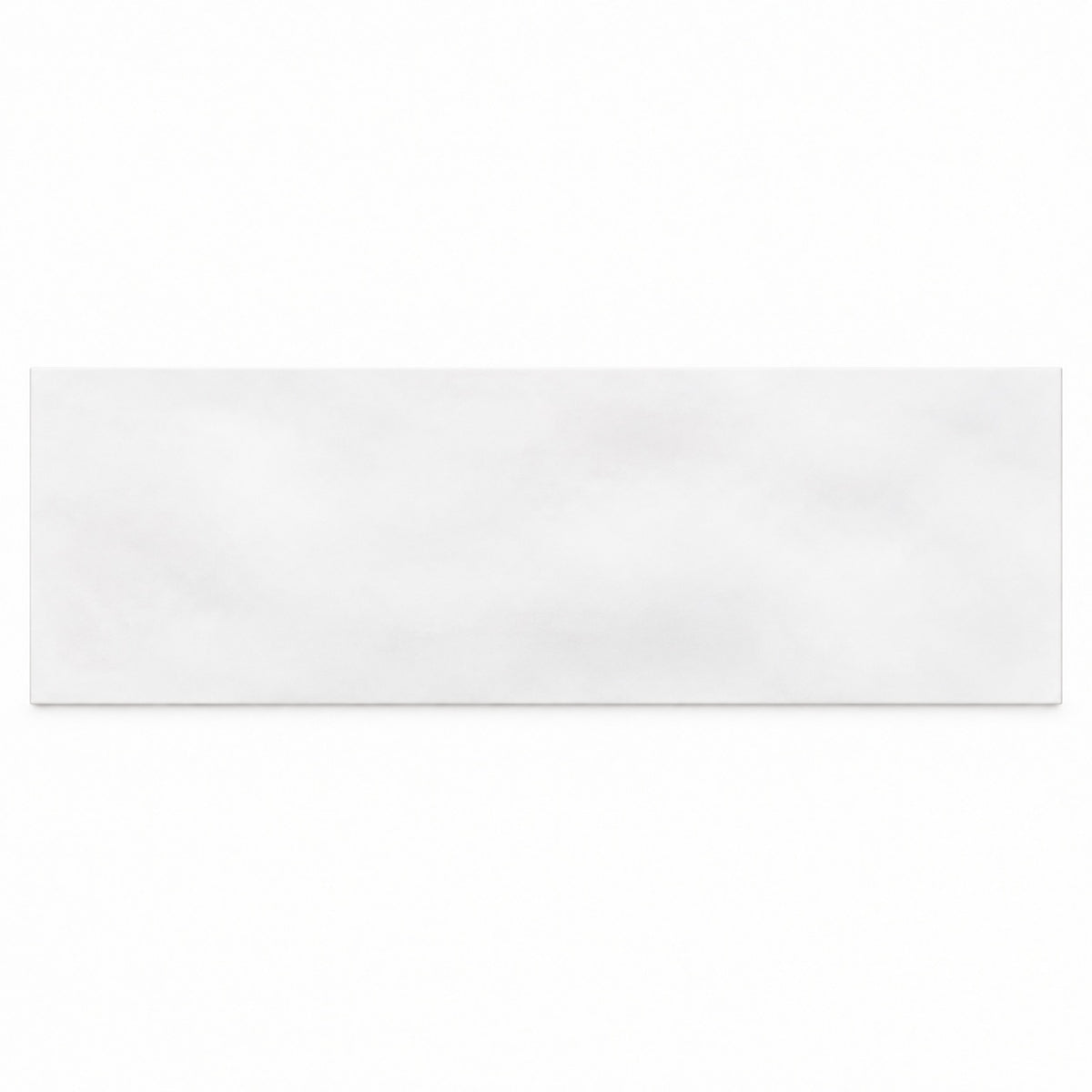 Aurora Blanco 8x24 Ceramic Matte Tile — studio tile view