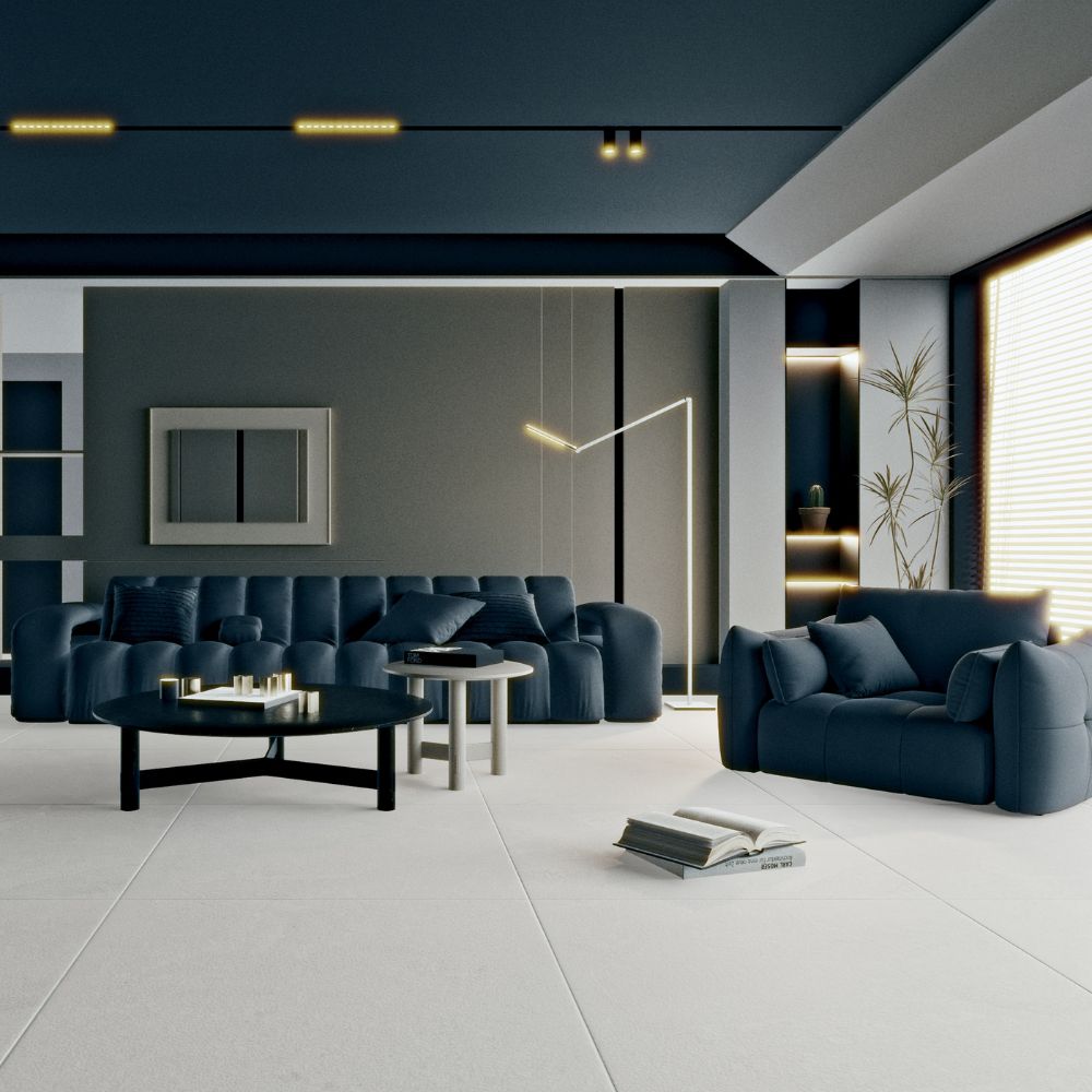 Alvion Blanco 48x48 Porcelain Tile Matte