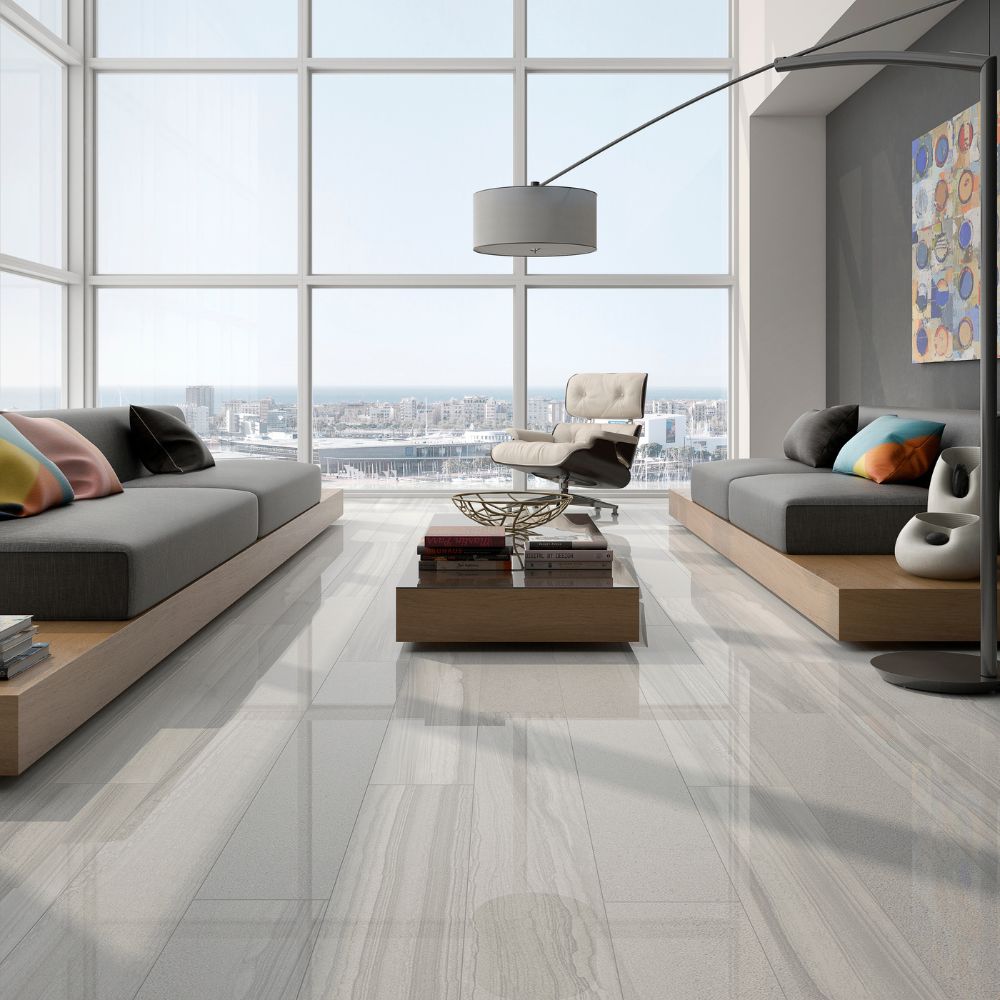 Mythos Blanco Polished 12x24 R Porcelain Tile