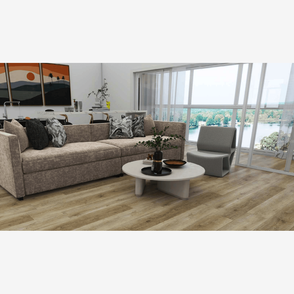 Sylva Blonde 7x48 12MIL Glue Down Luxury Vinyl Plank