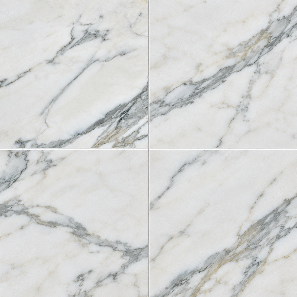 Calacatta Gold 12x12 Polished/Honed Marble Tile close-up