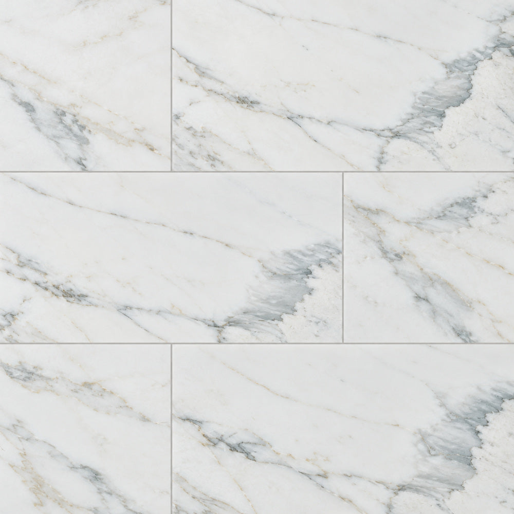 Calacatta Gold 12x24 Polished/Honed Marble Tile close-up