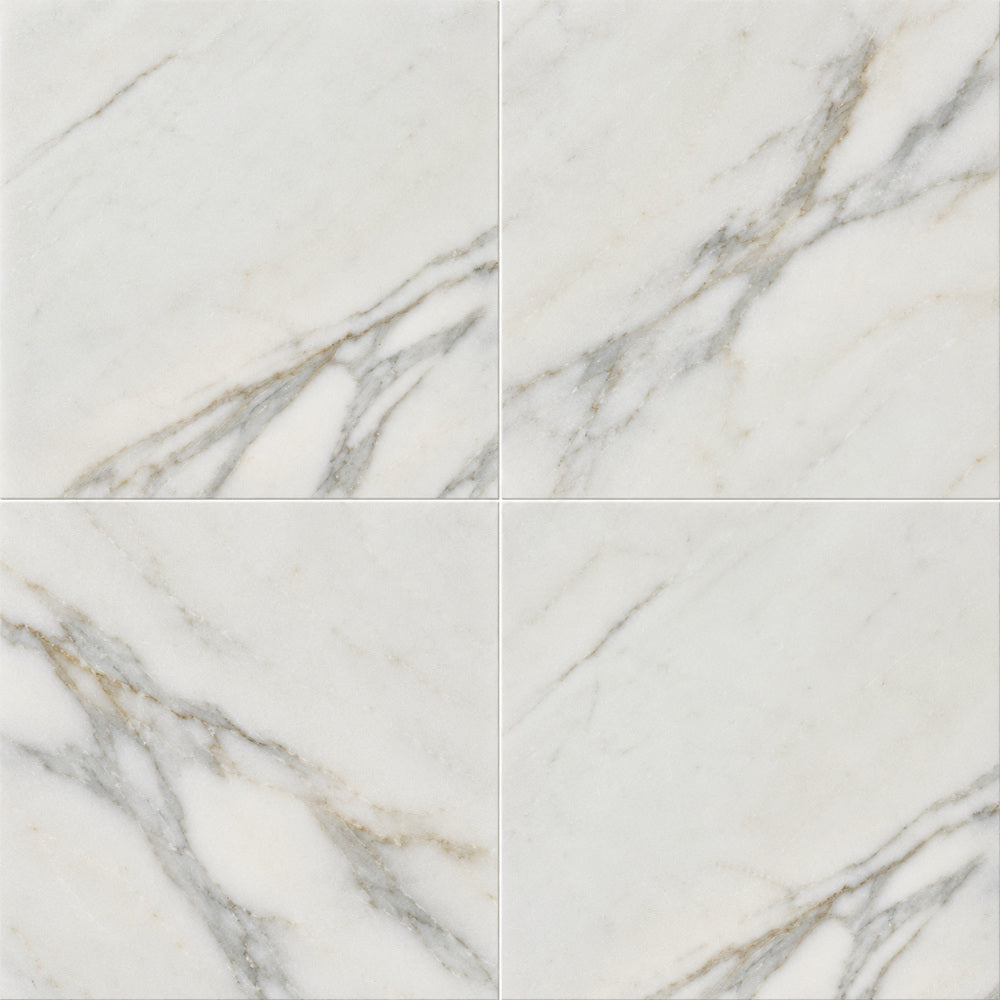 Calacatta Gold 18x18 Polished/Honed Marble Tile close-up