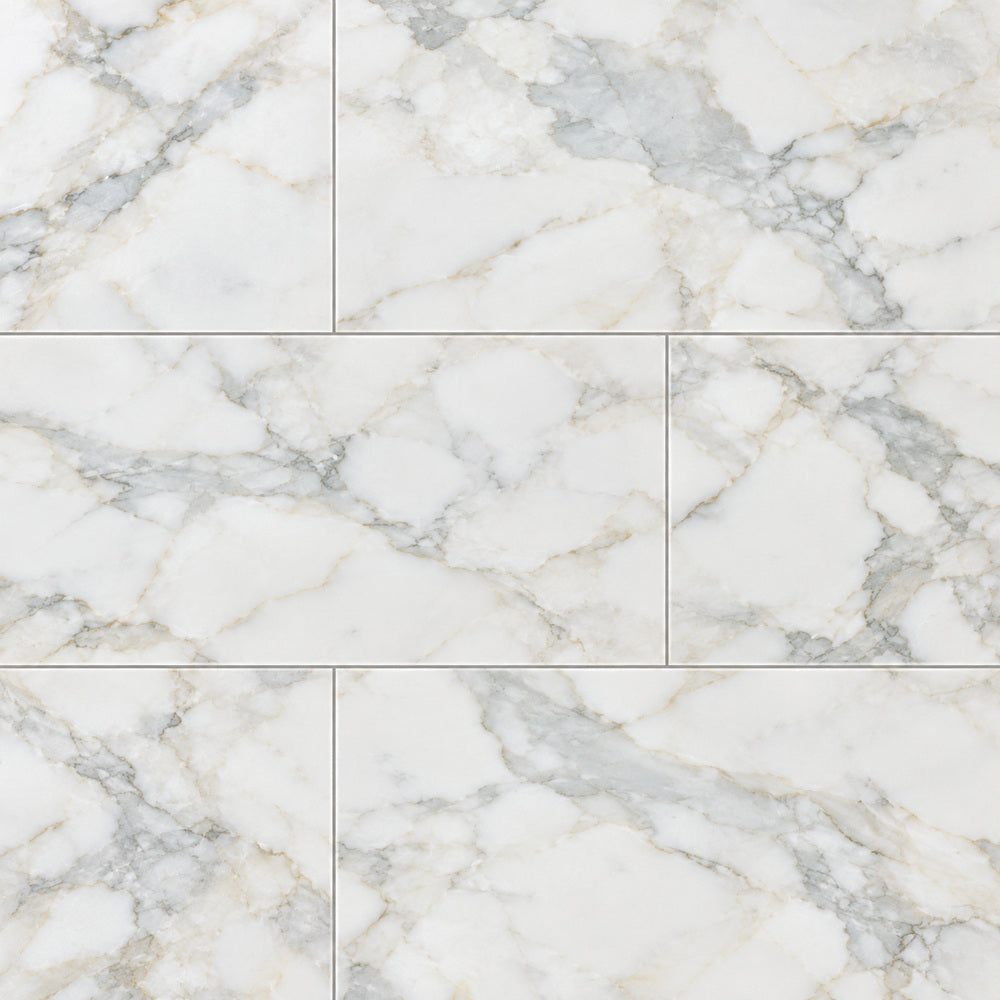 Calacatta Gold 18x36 Polished/Honed Marble Tile close-up