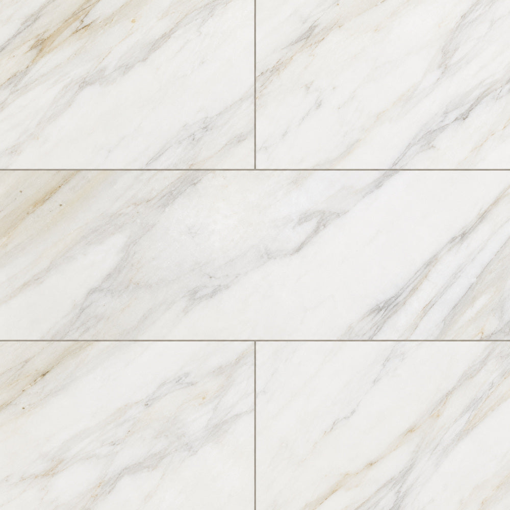 Calacatta Gold 3x9 Polished/Honed Subway Tile close-up