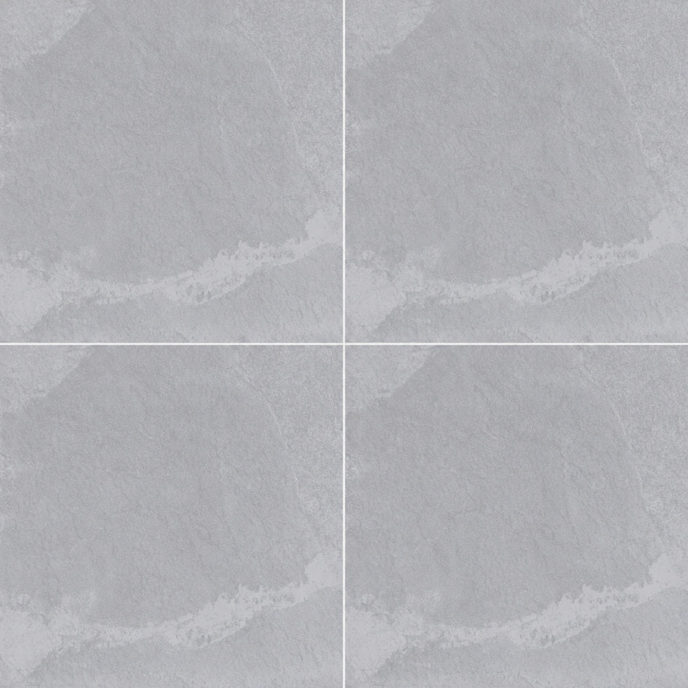 Cardenza Light Grey 35x35 Polished Porcelain Tile — closeup