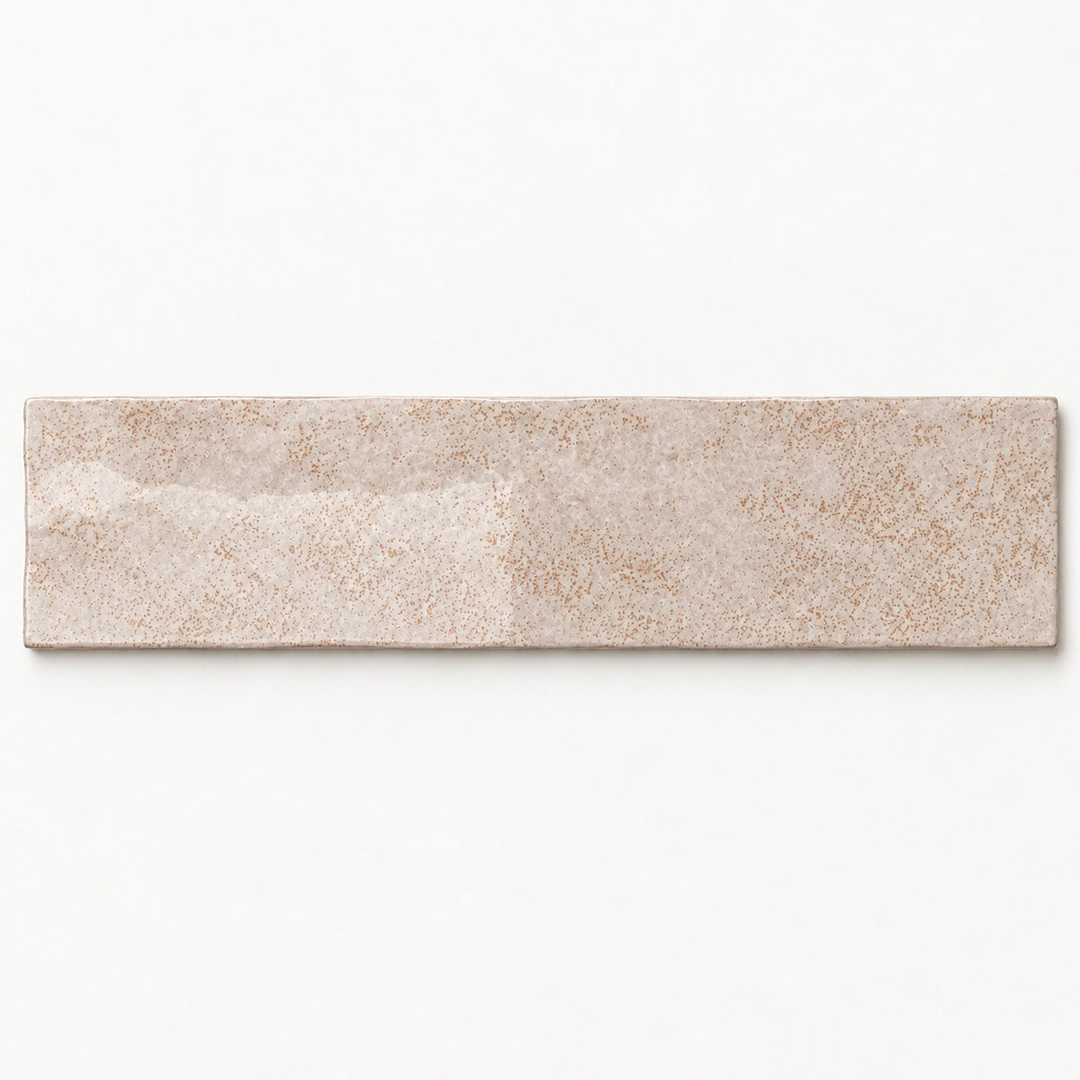 Cerelia bone 3x12 ceramic tile — studio tile visualization