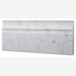 Load image into Gallery viewer, Carrara White Marble 4.75&quot;x12&quot;Baseboard Molding
