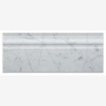 Load image into Gallery viewer, Carrara White Marble 4.75&quot;x12&quot;Baseboard Molding

