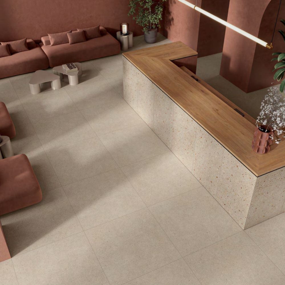 Luce Beige 48x48 Porcelain Tile Matte