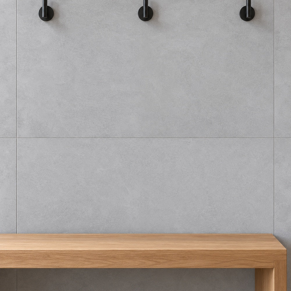 Eterna Urban Slate 24x48 Polished/Matte Porcelain Tile — generated installation scene