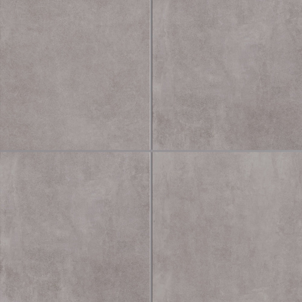 Eterna Urban Pearl 48x48 Polished/Matte Porcelain Tile — installed close-up, supplier reference crop