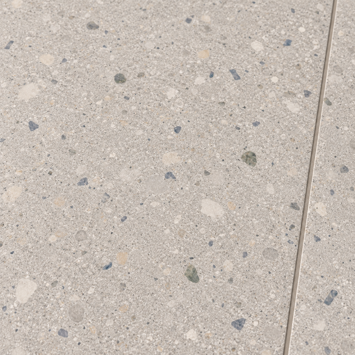 Forma Gris matte porcelain — AI-generated surface detail visualization