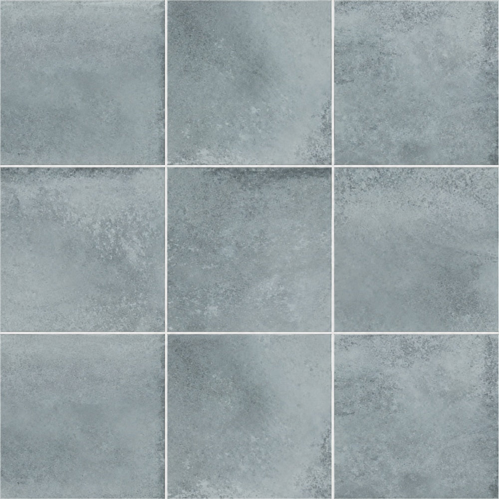 Genesis Aqua 4x4 BG Ceramic Tile installed tile close-up