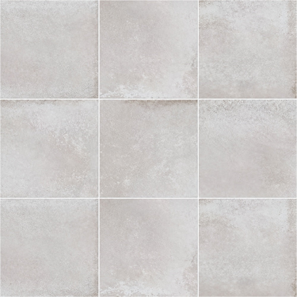 Genesis Cloud 4x4 BG Ceramic Tile installed tile close-up