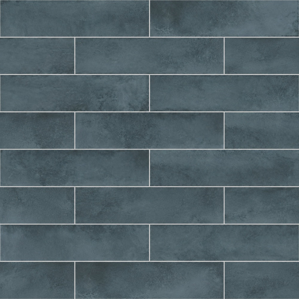 Genesis Marine 3x12 BG Ceramic Tile installed tile close-up