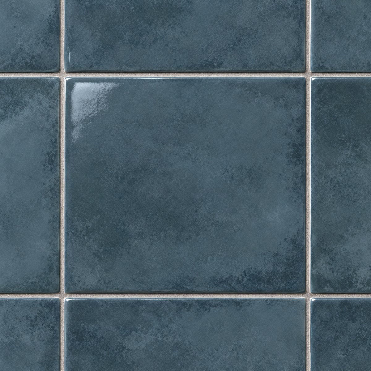 Genesis marine 4x4 glossy ceramic wall tile — AI-generated detail visualization